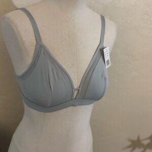 No Boundaries Gray Women's Intimate Bralette Sz M